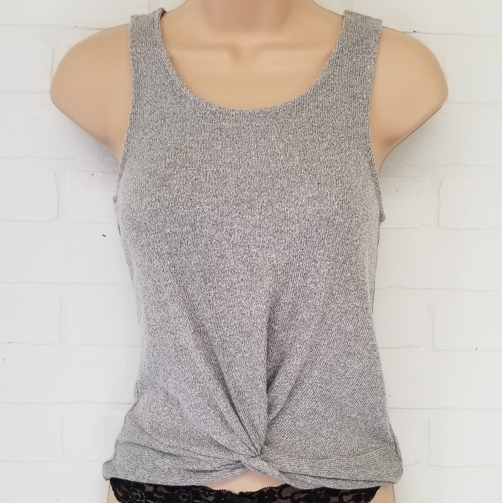 Heather grey tank top size small